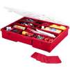 Stack-On 17 Compartment Storage Box (Red)