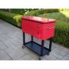 80-Quart Steel Patio Cooler