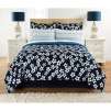 Mainstays Floral Bed in a Bag Bedding Set, Navy from $20