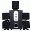 6-Pc 5.1 Channel PC Speaker Set (Black)