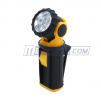 Robot 6 LED Flashlight, Adjustable Angle Head, with Waist-clip