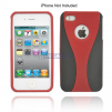 Hard Back Case with Front Cover for iPhone 4 and iPhone 4S Plastic, Wine Cup Design