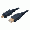 HP 6-Pin-to-4-Pin Firewire Cable, 6 feet