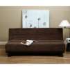 Cocoa Velvet Sofa Bed