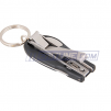 Stainless Steel Folding Nail Clipper File Keychain, Color Random