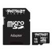 Patriot 16GB MicroSDHC Class 4 Signature Flash Memory Card with SD Adapter
