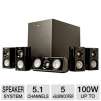 Klipsch HD500 Home Theater Speaker System - 5.1 Channel, Up to 100 watts per channel