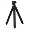 Fotopro RM-100 Flexible Tripod, Bendable Legs, Standard Universal 1/4 Quick-plate, Max. Height 10.6", Black