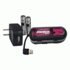 Energizer Duo USB / Wall Battery Charger, Magenta