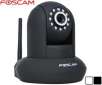 Foscam Wireless Pan & Tilt IP/Network Camera with 26ft Infrared Night Vision Lens and Remote Viewing (Black or White)