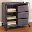 Brylane Home 3 Drawer/3 Shelf Cart