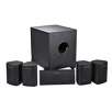 MonoPrice 5.1 Channel Home Theater Satellite Speakers & Subwoofer  - Black