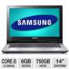 Samsung NP-QX411-W01US 14" Notebook PC: Core i5-2410M 2.3GHz, 6GB RAM, 750GB Hard Drive, Windows 7 Premium (Refurbished)