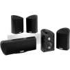 Polk Audio RM10-5PK-BK Compact Home Theater Speaker System - BLACK
