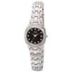 Citizen EW1250-54G Womens Eco Drive Stainless Steel Black Dial Watch