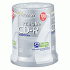 Memorex 52x Printable CD-R Media, 80 Minute / 700MB, Spindle, 100 Pack
