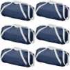 Navy 18-Inch 420D Nylon Duffle Bag: 6-Pack