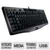Logitech Gaming Keyboard G110 - USB, 12 Programmable G-keys, Removable Palm Rest, Intelligent Cable