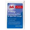 HTH 6-Way Swimming Pool & Spa Chemical Test Strips