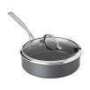 Kenmore 3 Quart Stainless Steel Non-Stick Covered Saute Pan