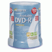 Memorex 16x Ink Jet Printable DVD-R Media, 4.7GB / 120Min, Spindle, 100 Pack