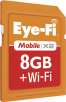Eye-Fi - Explore X2 WiFi b/g/n 8GB SDHC Memory Card