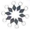 Black Flashlight Keychain 22000mcd 10-pack