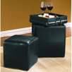 Tray Top Storage Ottoman
