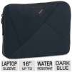 Targus A7 TSS12701US Laptop Sleeve - Fits Screens up to 16", Made With Ariaprene & Tarpaulin, Dark Blue