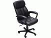 Genuine Leather Executive EZ Chair Morano Black