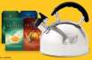 4 Boxes of Gevalia Tea or Coffee + Free Kettle for $10 + Free Shipping