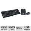 Logitech 920003042 MKZ260 Wireless Keyboard and Mouse Combo - 2.4GHz, 30ft Wireless Range, USB Speakers Included