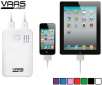 Vaas 5000mAh Dual-Charging Battery Pack for Apple Devices, Mobile Phones and Micro/Mini USB Devices