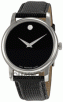 Movado Museum Leather Strap Mens Watch