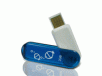 PQI i261 1GB USB Flash Drive, Blue - Retail Package (Free Ground Shipping)