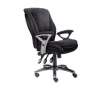 Serta Fabric Multifunction Managers Chair, Black