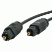 StarTech.com Toslink Digital Audio Cable, Black, 10 feet, Toslink to Toslink