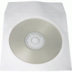 CD DVD White Paper Sleeves with Clear Window 500 Pack (Free Ground Shipping)