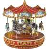 Mr. Christmas Triple Decker Musical Animated Carousel