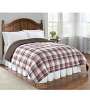 LivingQuarters Reversible Microfiber Down-Alternative Comforter (King, Full, Twin)