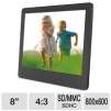 ViewSonic VFD820-50 Digital Photo Frame - 8" Display, 800 x 600, 4:3, 400:1 Native, LED Backlight, Light Sensor