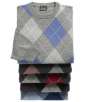 Lambswool Argyle Crewneck Sweater