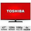 Toshiba 47L6200 47" Class LED 3D HDTV - 1080p, 120Hz, HDMI, USB, PC Input, Wi-Fi, DynaLight