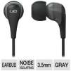 Logitech Ultimate Ears 200vm Earbud - 20Hz-20kHz, In-line Controls, Microphone, Noise-Isolating, Gray