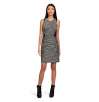 Kenneth Cole Mixed Media Flare Dress