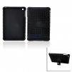3 in 1 Luxury Case Cover for Apple iPad Mini, TPU + PC Material with Foldable Stand, Color: Black