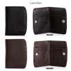 Calvin Klein Leather Wallet with Snap Button Closure