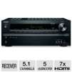 Onkyo TX-NR414 Network A/V Receiver - 5.1-Channel, 400 Watts Total, HDMI, USB, AM/FM, Remote App, Black