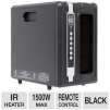 Lifesmart IR Heater - Max of 1500 Watts, Safe Touch, Heats Up to 800 sq ft, Black