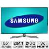 Samsung UN55ES7100 55" Class LED 3D HDTV - 1080p, 1920 x 1080, 240Hz, HDMI, USB, Wi-Fi, Smart TV, 4x 3D Glasses